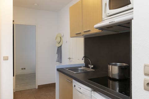 Apartment | Private kitchenette | Fridge, microwave, stovetop, dishwasher