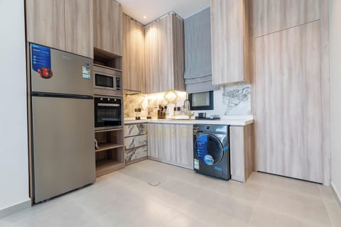 Luxury Apartment | Private kitchen | Highchair