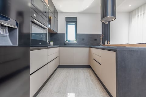 Villa, Beachfront | Private kitchen