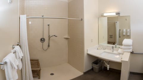 Suite, 1 Bedroom, Accessible (Roll-In Shower) | In-room safe, iron/ironing board, cribs/infant beds, rollaway beds