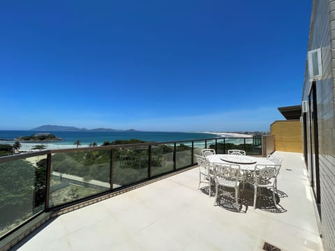 Luxury Apartment, Beach View | Terrace/patio