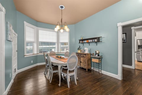 Main Floor - Dining room that sits six with coffee bar. 