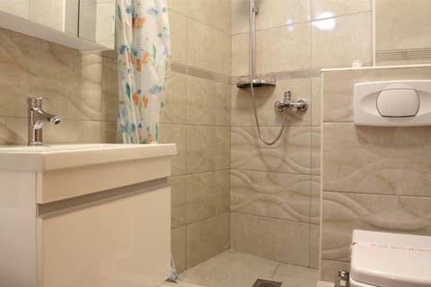 Triple Room | Bathroom | Shower, free toiletries, hair dryer, bathrobes