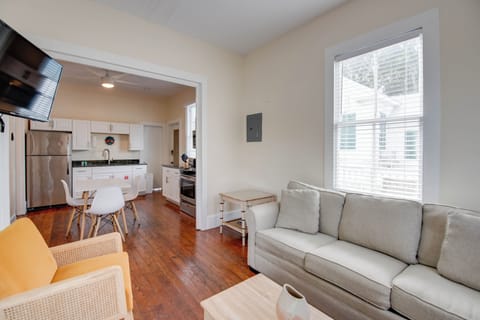 Banana Split | Living area | 50-inch Smart TV with cable channels