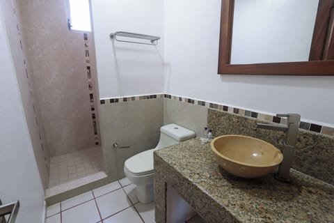 Basic Villa | Bathroom | Shower, free toiletries, towels, soap