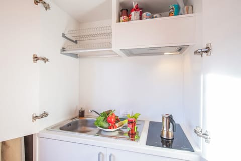 Family Chalet, 1 Bedroom, Mountainside (Mountain Views In Camedo) | Private kitchen | Fridge, microwave, stovetop, coffee/tea maker