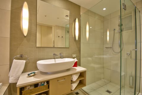 Superior Double or Twin Room | Bathroom | Shower, designer toiletries, hair dryer, bathrobes
