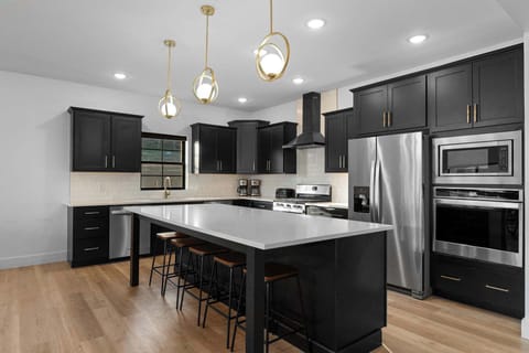 Extra seating at the island bar