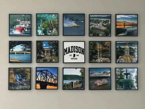City of Madison tastefully displayed throughout the home