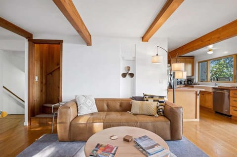 super cozy genuine leather sofa