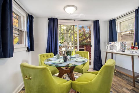 Beverage cart in the dining area