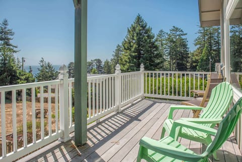Lounge the day away on one of the back decks with stunning ocean views