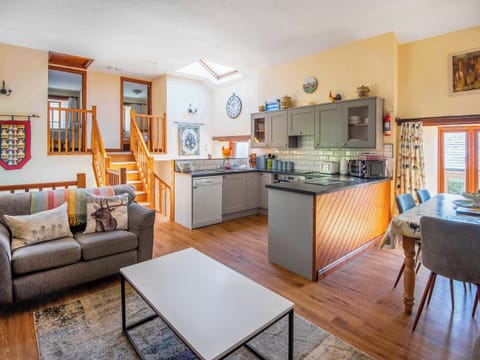 Open plan living space | Frankaborough Cottage - Frankaborough Farm Cottages, Lifton