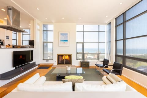 Living Room with ocean views!