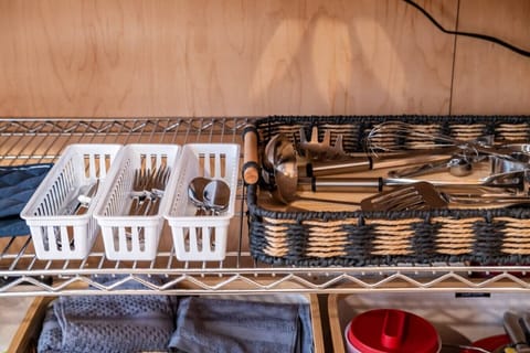 Basic kitchen supplies.