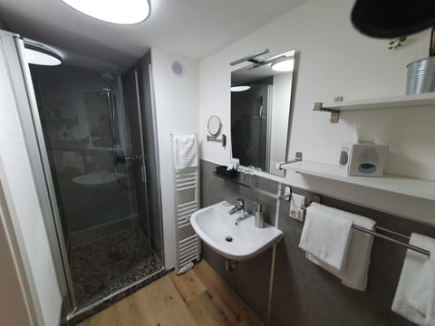 Family Room | Bathroom | Shower, towels