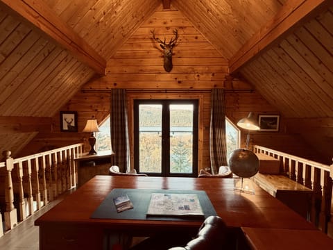 Mezzanine with Juliet balcony overlooking Loch Ness
