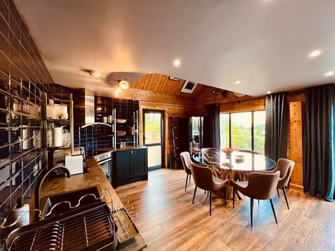 Kitchen and dining area