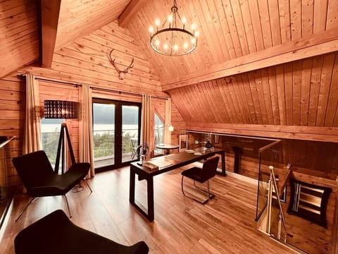 Mezzanine with balcony