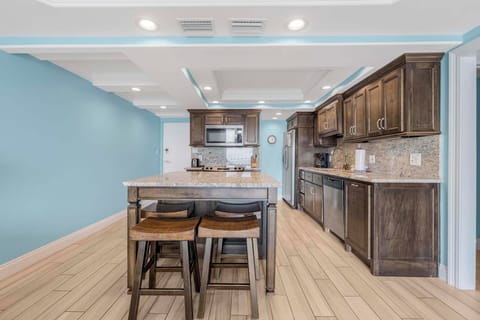Kitchen island with seating