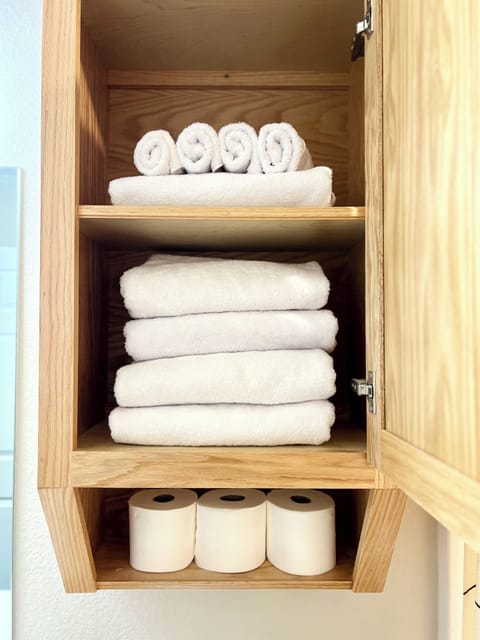 Fully stocked with towels