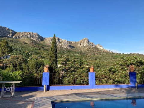 Vue depuis la piscine