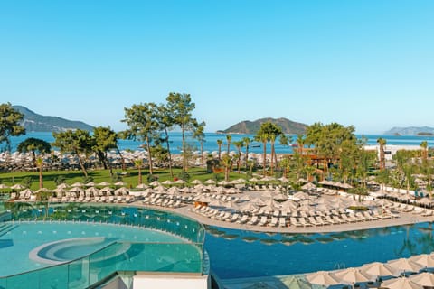 Indoor pool, seasonal outdoor pool