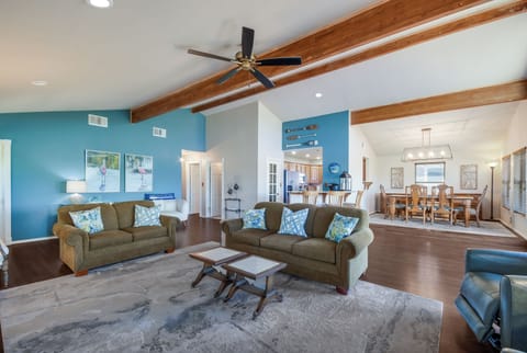 Multiple Seating Areas in Living Room