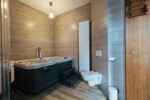 Premium Double Room | Bathroom | Separate tub and shower, free toiletries, towels, soap