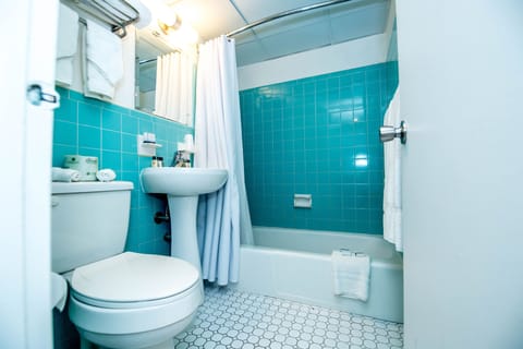 Family Room, 2 Bedrooms (No private balcony ) | Bathroom | Combined shower/tub, free toiletries, hair dryer, towels