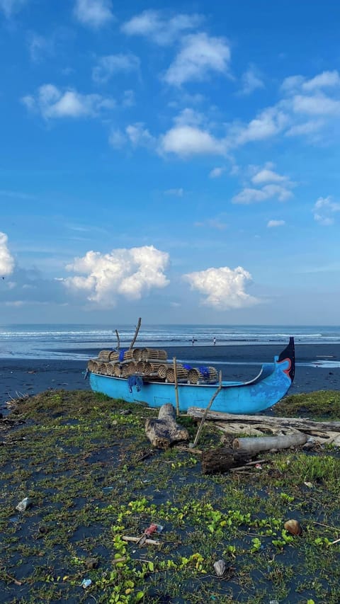 Beach nearby, black sand