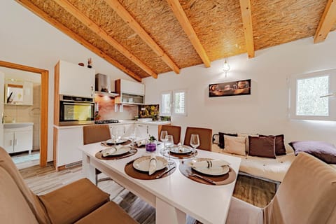 Kitchen and dining area