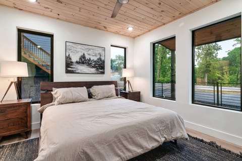Breathe easy in this bright space, adorned with nature views and modern decor!