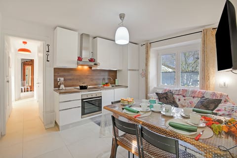 Kitchen and dining area