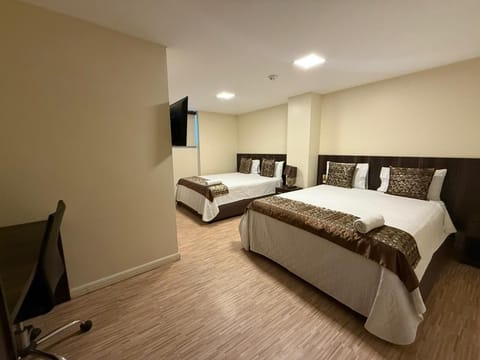 Deluxe Double Room, 2 Queen Beds | Desk, iron/ironing board, free WiFi, bed sheets