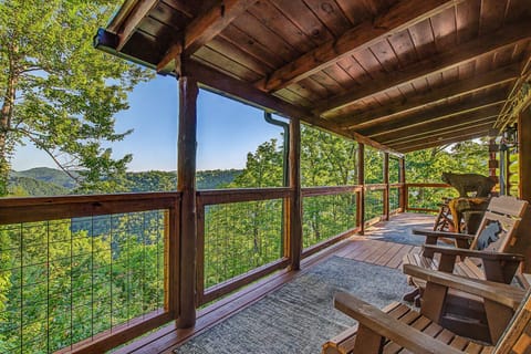 Mountain views from just outside the main entrance