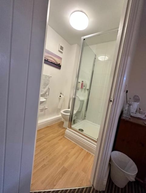 Studio | Bathroom | Shower, towels, toilet paper