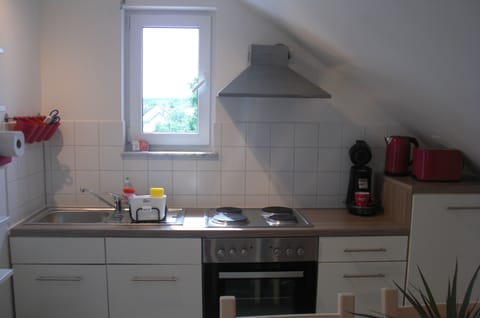 Apartment (Europa) | Private kitchen | Fridge, stovetop, coffee/tea maker, electric kettle