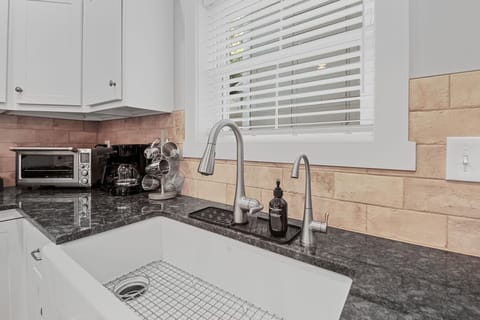 Kitchen - drip coffee and a grinder available