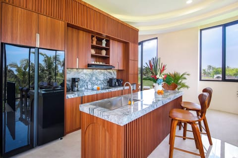 Luxury Villa, 4 Bedrooms, Pool View | Shared kitchen facilities | Shared fridge, microwave