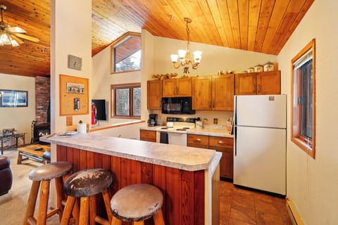 The perfect place to cook up a delicious meal after a day of exploring the mountains.