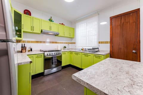 Fuel up here! A practical kitchen for your whole group if you decide to stay in.