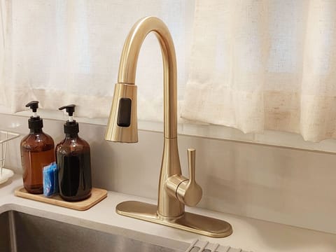 Luxury kitchen in this San Gabriel Valley long-term lodging—cook like a pro.