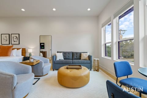 Unwind and recharge in style. Who needs a fancy hotel when you`ve got this?