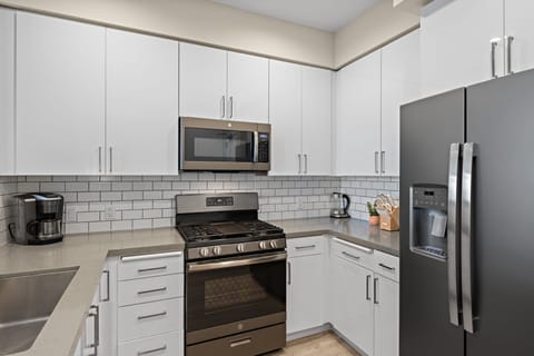 All new modern appliances including a fridge, dishwasher, microwave and range November 2024