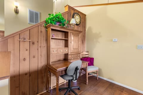 Remote Work Space - Needing to get some work done before heading out to golf or ski. We have you covered with our remote work space.