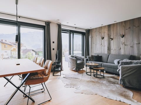 Luxury Condo, Mountain View | Living area | Flat-screen TV