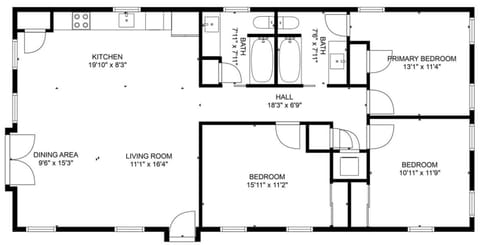 House | 3 bedrooms, desk, Internet