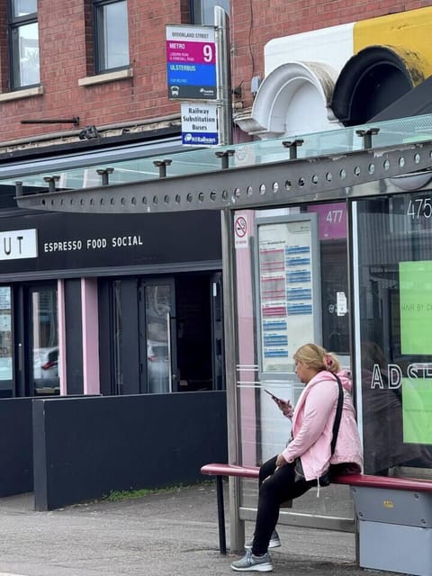 Metro 9 Bus - Lisburn Road - 3 minutes walk 