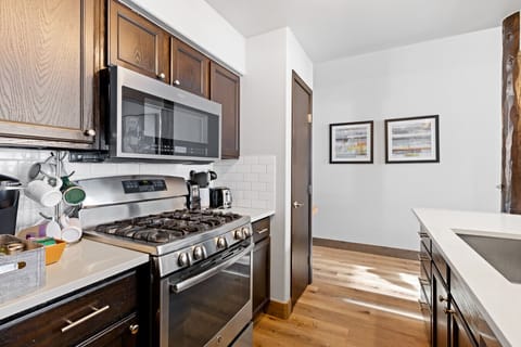 Bright modern kitchen with an open layout